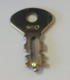 Cheney Suitcase Key No. 0
