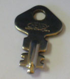 Cheney Suitcase Key No. 1