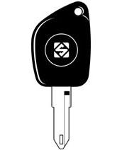 NE72AT5 Transponder Key Blank 