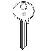 YA2 Key Blank